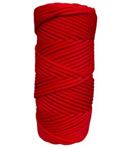 Corda Náutica de Polipropileno 3mm Rolo com 25 metros – Cor: Vermelho