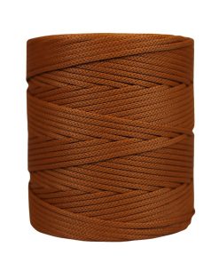 Cordão agulhado 4mm Rolo com 360 metros – Cor: Terracota