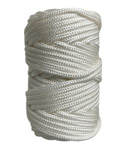 Corda Náutica de Polipropileno 6mm (50 Metros) – Cor: Branco