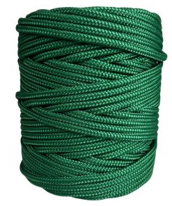 Corda Náutica de Polipropileno Carretel 6,0mm Com 180 metros – Cor: Verde Bandeira