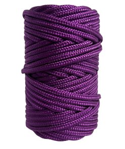 Corda Náutica de Polipropileno 6mm (50 Metros) – Cor: Roxo