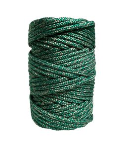 Corda Náutica de Polipropileno 6mm (50 Metros) – Cor: Verde Cabaré Mesclado Com Rami