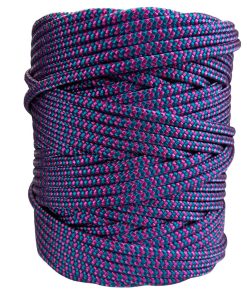 Corda Náutica de Polipropileno Carretel 6,0mm Com 180 metros – Cor: Pink Com Azul Turquesa ( Zig Zag )
