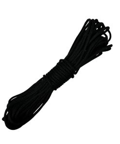 Corda Náutica de Polipropileno 4mm Rolo com 15 metros – Cor: Preto