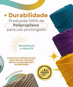 Corda Náutica De Polipropileno 4mm Rolo Com 50 Metros - Teste - Imagem 5