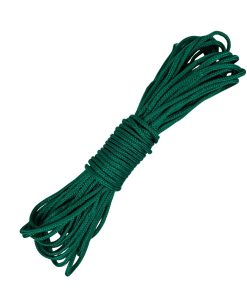 Corda Náutica de Polipropileno 4mm Rolo com 15 metros – Cor: Verde Cabaré