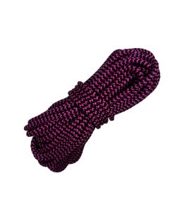 Corda Náutica de Polipropileno 5,0mm Com 10 metros – Cor: Pink Com Preto ( Zig Zag )