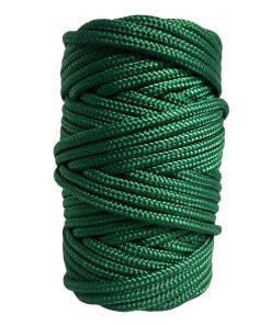 Corda Náutica de Polipropileno 5mm (50 Metros) – Cor: Verde Bandeira