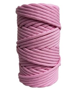 Corda Náutica de Polipropileno 6mm (50 Metros) – Cor: Rosa Bebê
