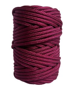 Corda Náutica de Polipropileno 5mm (50 Metros) – Cor: Vinho