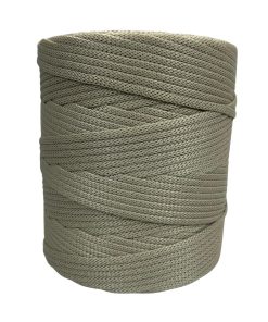 Cordão agulhado 4mm Rolo com 360 metros – Cor: Areia