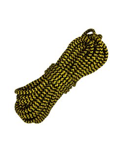 Corda Náutica de Polipropileno 6mm Por Metro – Cor: Amarelo Com Preto ( Zig Zag )