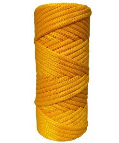 Cordão agulhado 4mm Rolo com 180 metros – Cor: Amarelo