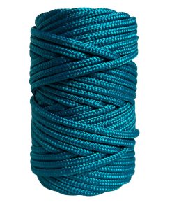 Corda Náutica de Polipropileno 5mm (50 Metros) – Cor: Azul Turquesa