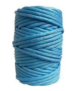 Corda Náutica de Polipropileno 6mm (50 Metros) – Cor: Azul Bebê