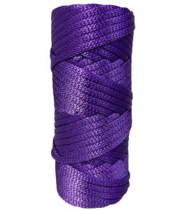 Cordão agulhado 4mm Rolo com 90 metros – Cor: Violeta