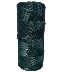 Cordão agulhado 4mm Rolo com 120 metros – Cor: Verde Oliva