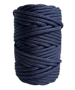 Corda Náutica de Polipropileno 5mm (50 Metros) – Cor: Azul Marinho