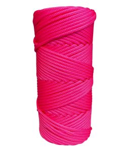 Corda Náutica de Polipropileno 3mm Rolo com 25 metros – Cor: Rosa Fluorescente