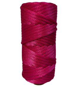Cordão agulhado 4mm Rolo com 120 metros – Cor: Pink